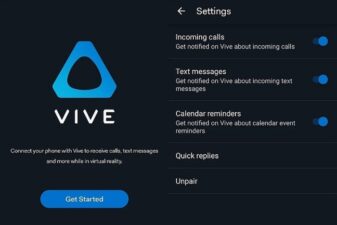 Htc vive ios companion app virtual reality notifications