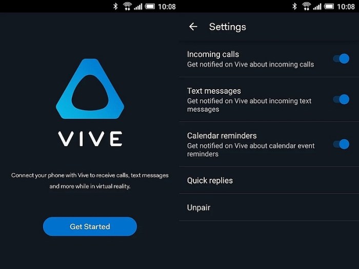 Macrumors vive htc Htc vive ios companion app virtual reality notifications