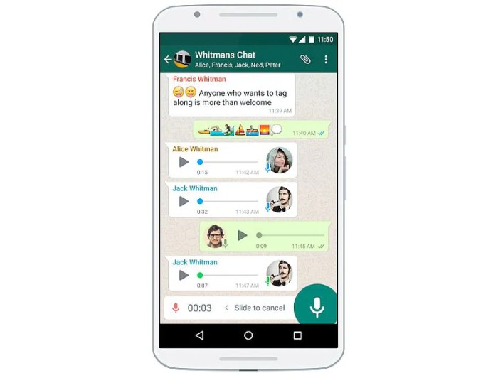 How share photos videos and more whatsapp android