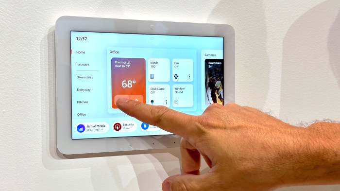 Amazon echo hub smart home controller hands on
