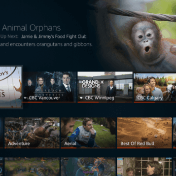 How use amazon fire tvs live tab menu