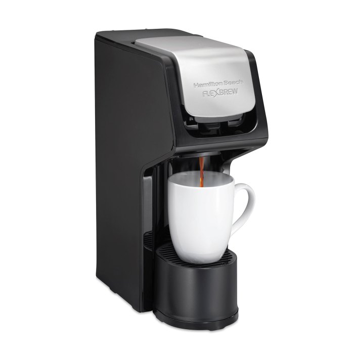 Brew a single cup or whole pot easily with hamilton beachs discounted coffee maker