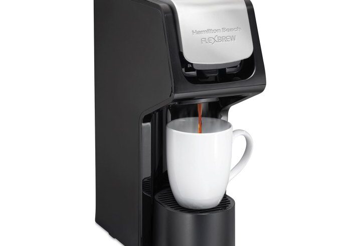 Brew a single cup or whole pot easily with hamilton beachs discounted coffee maker