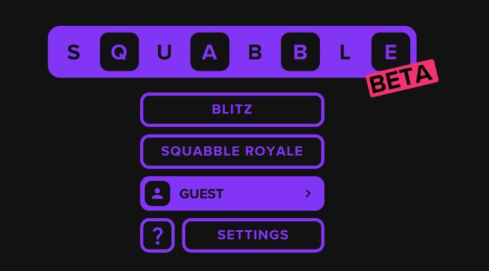 Squabble is wordle battle royale you should play at least once