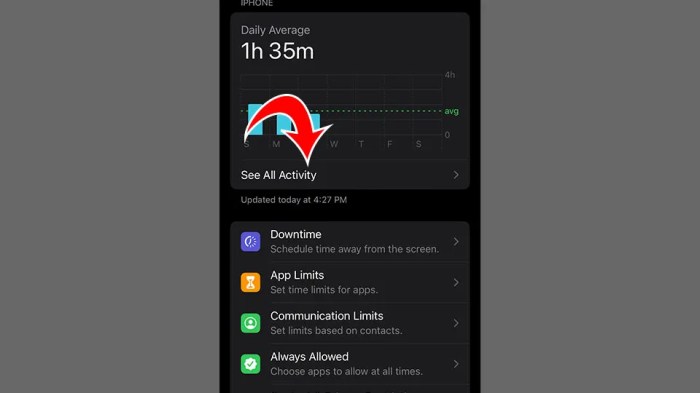 Apple shortcuts notifications toggle user settings