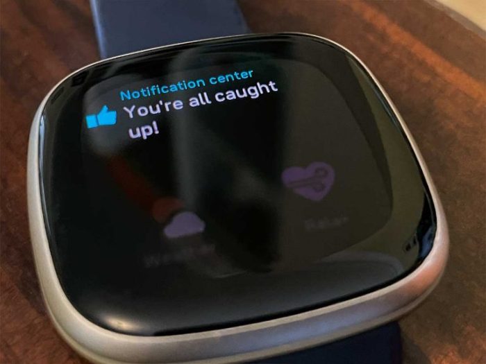 How manage notifications your fitbit tracker or smartwatch