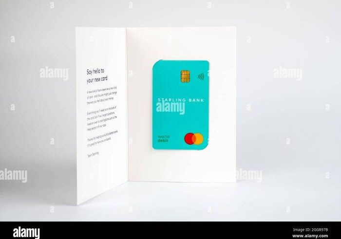 Starling bank portrait mastercard debit card uk