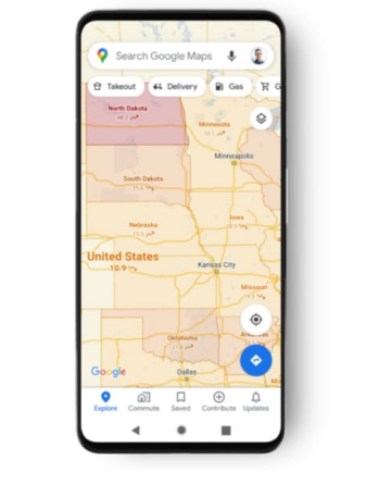 Google maps psa covid 19 warning doctor
