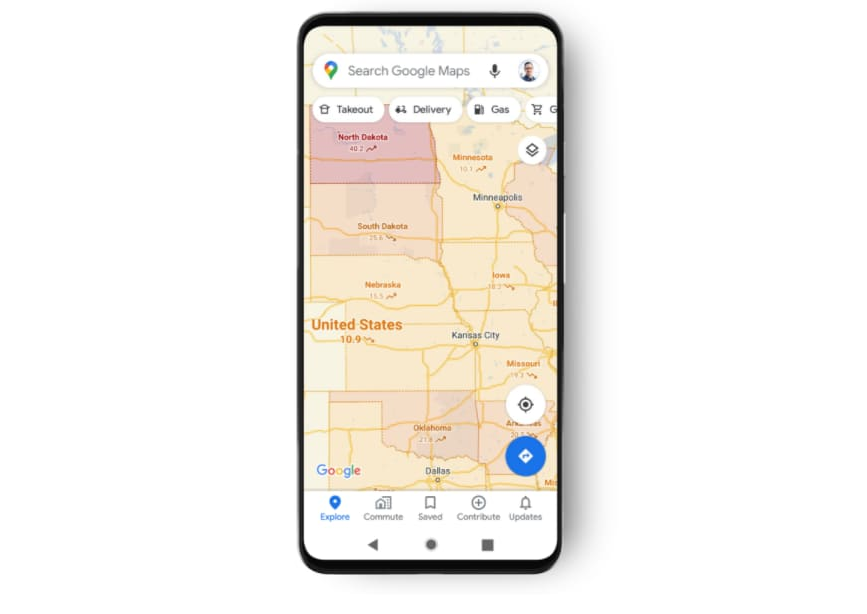 Google maps psa covid 19 warning doctor