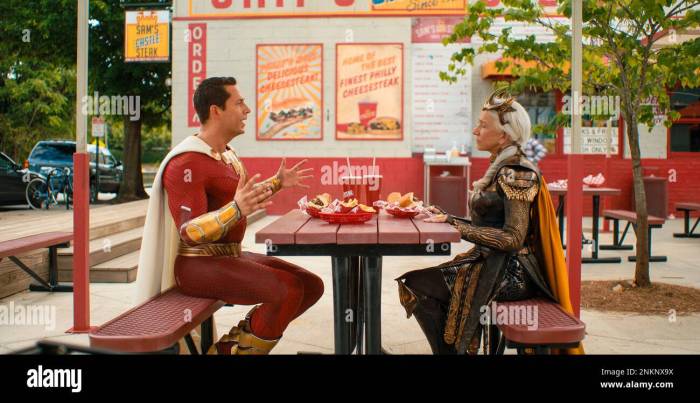 Shazam fury of the gods trailer helen mirren sdcc