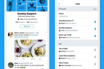 Twitter lists alternative timeline swipe feeds pinned follow people feature update