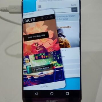 Phone concept sharp aquos curved crystal phones curve be next design could behance