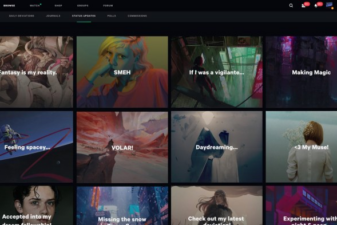 Wix acquired creative online community deviantart