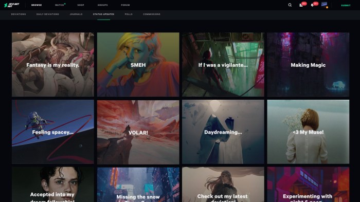 Wix acquired creative online community deviantart