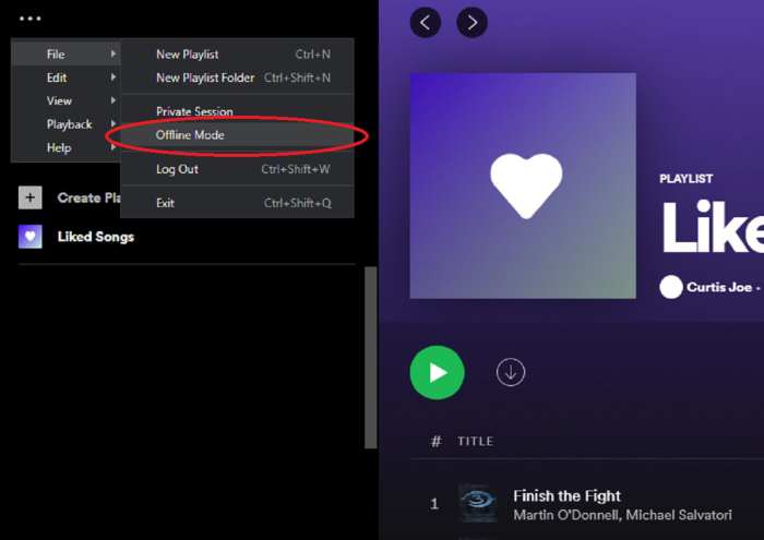 Spotify offline back up cache music rollout