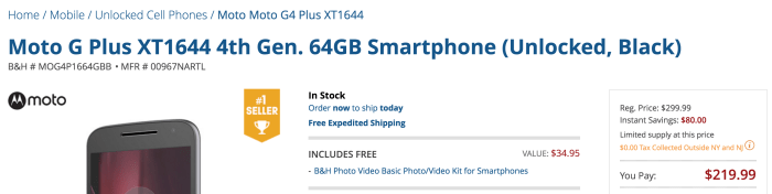 Moto g us release plus price