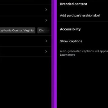 How to instagram turn captions on off